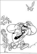 coloring page Cloudy with a Chance of Meatballs